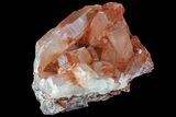 Natural, Red Quartz Crystal Cluster - Morocco #84340-1